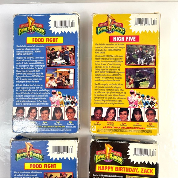 Mighty Morphin Power Rangers VHS Collector's Set 2, 3, 4 – Saban –‎ Rare Vintage - Picture 7 of 10